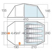 Tienda de campaña Vango Ark 400+