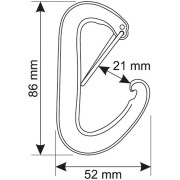 Mosquetón Camp Nano 22