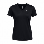 Camiseta funcional de mujer Under Armour Tech SSV - Solid negro Black/White