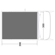 Suelo debajo de tienda de campaña Outwell Footprint Flagstaff / Nashville / Monterey 5 Air