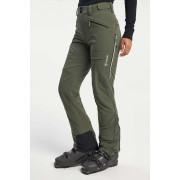 Pantalones de invierno para mujer Tenson Touring Softshell Pant verde oscuro Dark Khaki