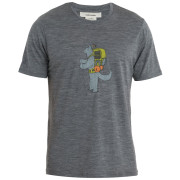 Camiseta de hombre Icebreaker M Mer 150 Tech Lite II SS Tee Tech Head gris Gritstone Hthr
