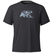 Camiseta Smartwool Bear View Short Sleeve Graphic Tee negro BLACK