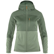 Chaqueta de mujer Fjällräven Abisko Trail Fleece W verde Patina Green