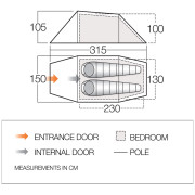 Tienda ultraligera Force Ten Xenon UL 2