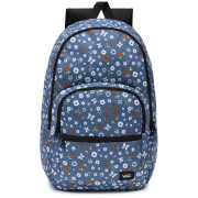 Mochila de mujer Vans RANGED 2 PRINTS BACKPACK-B azul Vintage Indigo