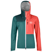 Chaqueta de mujer Ortovox 3L Ortler Jacket W azul pacific green