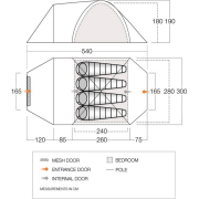 Tienda familiar Vango Mokala 450