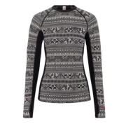 Camiseta funcional de mujer Kari Traa Tale Ls negro BLACK