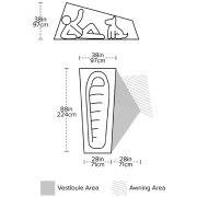 Tienda ultraligera Big Agnes Copper Spur UL1 Bikepack