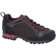 Calzado de mujer Hanwag Makra Low Lady GTX negro/rojo Asphalt/DarkGarnet