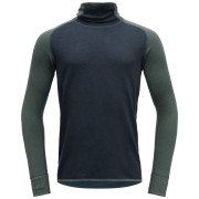 Camiseta funcional de hombre Devold Kvitegga Merino 230 H. Neck azul/verde Woods/Blue