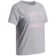 Camiseta funcional para niños Under Armour UA G Varsity SS Mod Gray Light Heather