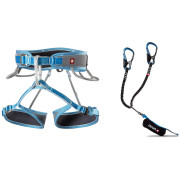 Juego de vía ferrata Ocún Via Ferrata Twist Tech Captur Pro Swivel Set azul/gris Grey/Blue