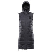 Chaleco de mujer Alpine Pro Harda gris DK.TRUE GRAY