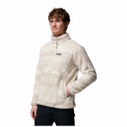 Jersey de hombre Columbia Rugged Ridge™ High Pile Half Zip blanco Dark Stone Deschutes Days