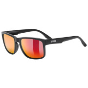 Gafas de sol Uvex Poise negro/rojo BLACK MATT / MIR.RED