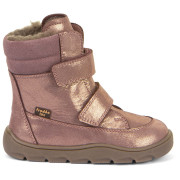 Botas de invierno para niños Froddo Barefoot Zeru Tex Winter Pink/Gold