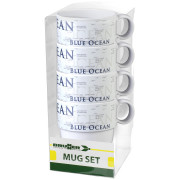 Juego de tazas Brunner Mug Set Blue Ocean blanco/negro