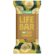 Barrita Lifefood Lifebar Oat Snack banánový BIO 40 g