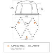 Tienda hinchable Vango AirHub Hex