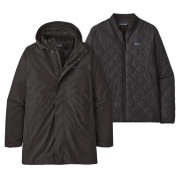 Chaqueta de hombre Patagonia M's Heyes Peak 3-in-1 Parka negro Black