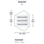 Tienda de campaña Sea to Summit Telos Evo Tent TR3
