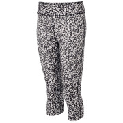 Pantalones de tres cuartos para mujer Dare 2b Influential 3/4 blanco/negro Whitezoologc