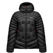 Chaqueta de plumón para mujer Salewa Ortles Med 4 Rds Dwn Jkt W negro black out