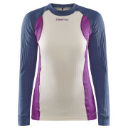 Camiseta funcional de mujer Craft Active Extreme X LS blanco/rosa/azul Flow-Cassius