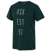 Camiseta de hombre Husky Tingl M verde oscuro dk.green