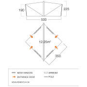Tienda de campaña Vango Trigon AirHub