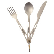 Cubierto Vango Titanium Cutlery Set plata Titanium