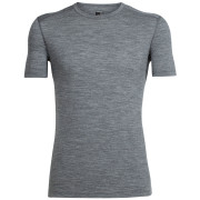 Camiseta de hombre Icebreaker Mens 200 Oasis SS Crewe gris GritstoneHthr