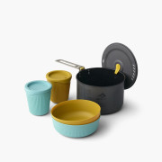 Vajilla Sea to Summit Frontier UL One Pot Cook Set 2P 5 Piece azul/amarillo