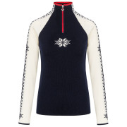 Jersey de mujer Dale of Norway Geilo Fem Sweater azul oscuro/blanco Navy Offwhite Raspberry