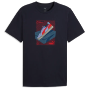Camiseta de hombre Puma Graphic Tee azul oscuro New Navy