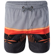 Bañador de hombre Aquawave Palawan gris/negro Black/OrangePalmsPrint/Orange