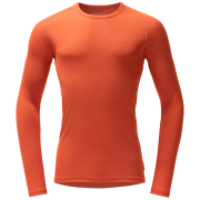 Camiseta funcional de hombre Devold Adventure Merino 190 Shirt Man naranja Brick