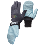 Guantes de senderismo Black Diamond Gridtech Storm Hood Gloves azul/gris Carbon-Glacier (9642)
