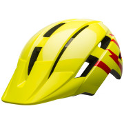 Casco de ciclismo para niños Bell Sidetrack II Child amarillo Hi-Viz/Red