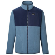 Sudadera funcional de hombre Regatta Frankie Borg Colour Block gris/azul GryMirge/Nvy