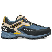 Calzado trekking hombre Garmont Akron Gtx azul/amarillo fin blue/citrus orange