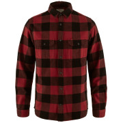 Camisa de hombre Fjällräven Övik Heavy Flannel Shirt M rojo/negro Red-Black