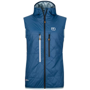 Chaleco de mujer Ortovox Swisswool Piz Boe Vest W azul
