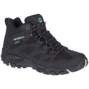 Calzado de senderismo para mujer Merrell Claypool Sport Mid Gtx negro/azul Black/Wave