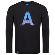 Camiseta de hombre Loap Aldoss negro Tap Shoe/Blue