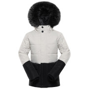 Chaqueta de invierno para niños Alpine Pro Egypo negro/blanco