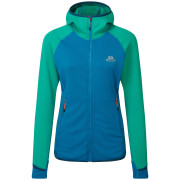 Sudadera de mujer Mountain Equipment W's Eclipse Hooded Jacket azul/verde Mykonos/Deep Green