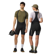Pantalones cortos de mujer Fjällräven Hoja Bib Shorts W